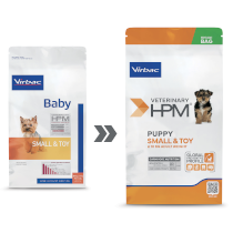 Croquettes chiot - chiens petits et toy